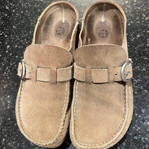 Buckley Suede Leather - Gray Taupe Birkenstocks